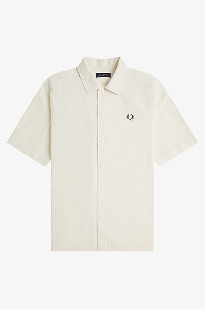Fred Perry×Stussy ポロシャツ ホワイト 38\"Mサイズ STUSSY(ステューシー) / ×FRED PERRY/鹿の子ポロシャツ/38/コットン