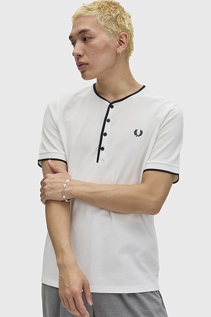 Four Button Henley T-Shirt