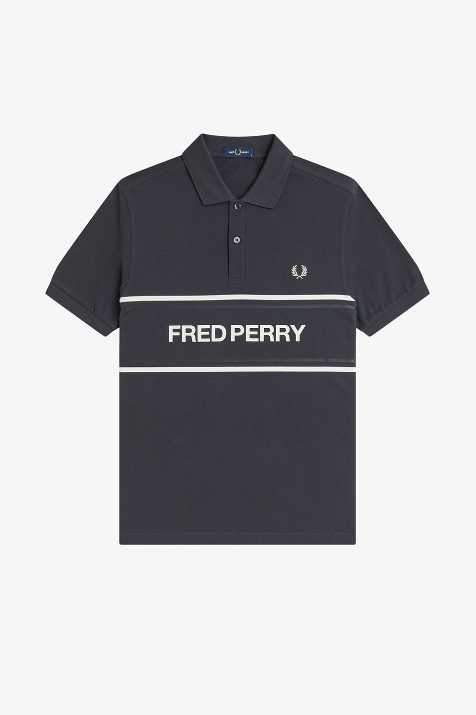 Fred Perry Graphic Polo Shirt(S 297：ANCHOR GREY): | FRED PERRY