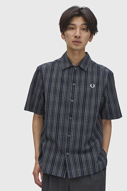 Seersucker Check Shirt