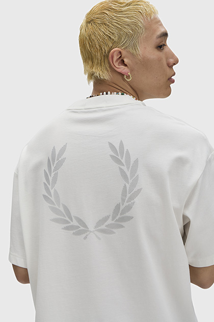 Back Print Laurel Wreath T-Shirt