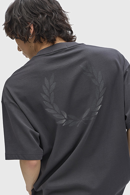 Back Print Laurel Wreath T-Shirt