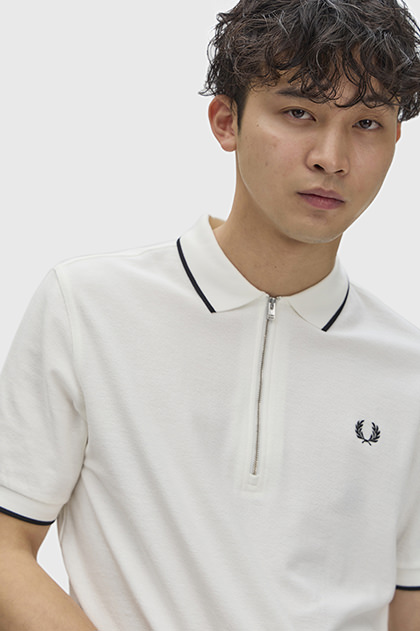 Crepe Pique Polo Shirt