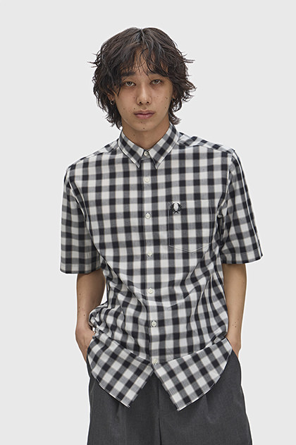 Blurred Gingham Shirt