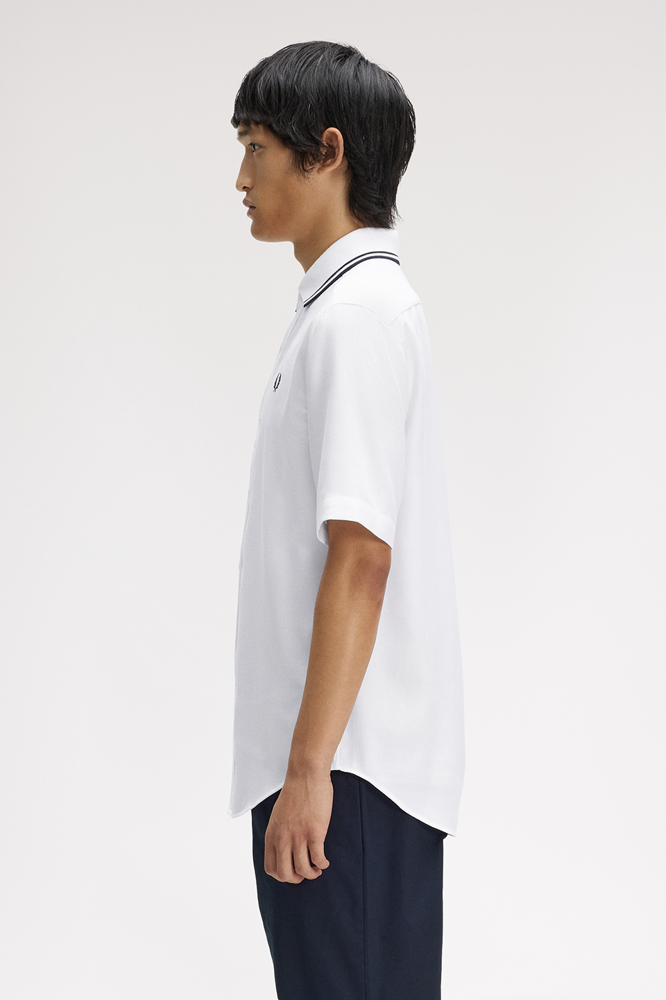 Polo Collar Shirt(S 100：WHITE): | FRED PERRY JAPAN | フレッド