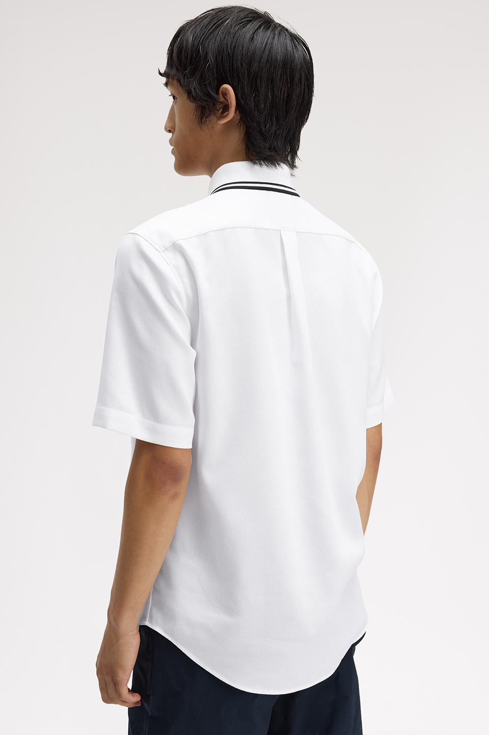 FRED PERRY ホワイトポロシャツ Sサイズ Polo Collar Shirt(S 100：WHITE): | FRED PERRY JAPAN | フレッド