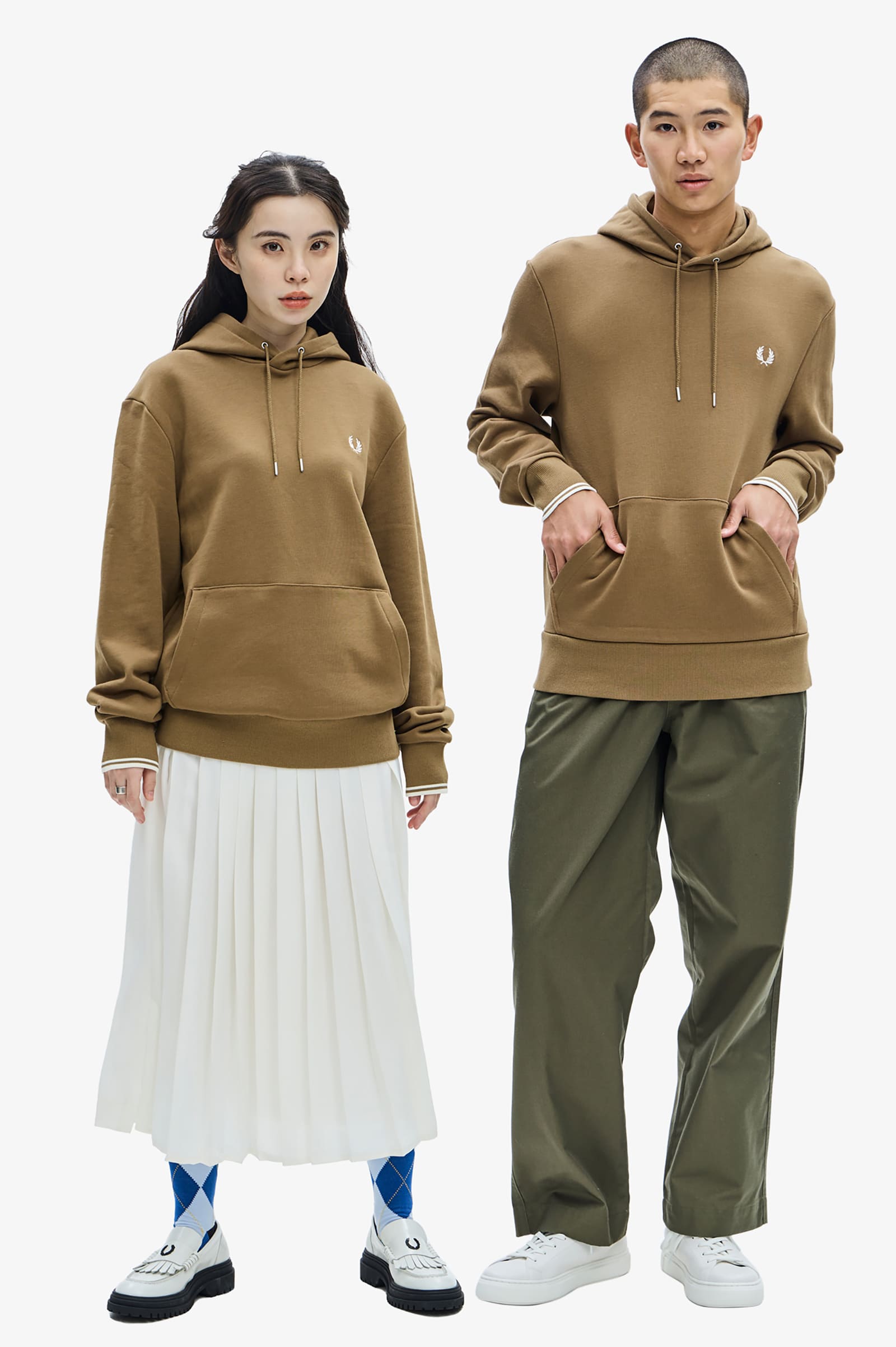 TIPPED HOODED SWEATSHIRT(S SHADED STN): FRED PERRY JAPAN フレッドペリー日本公式サイト