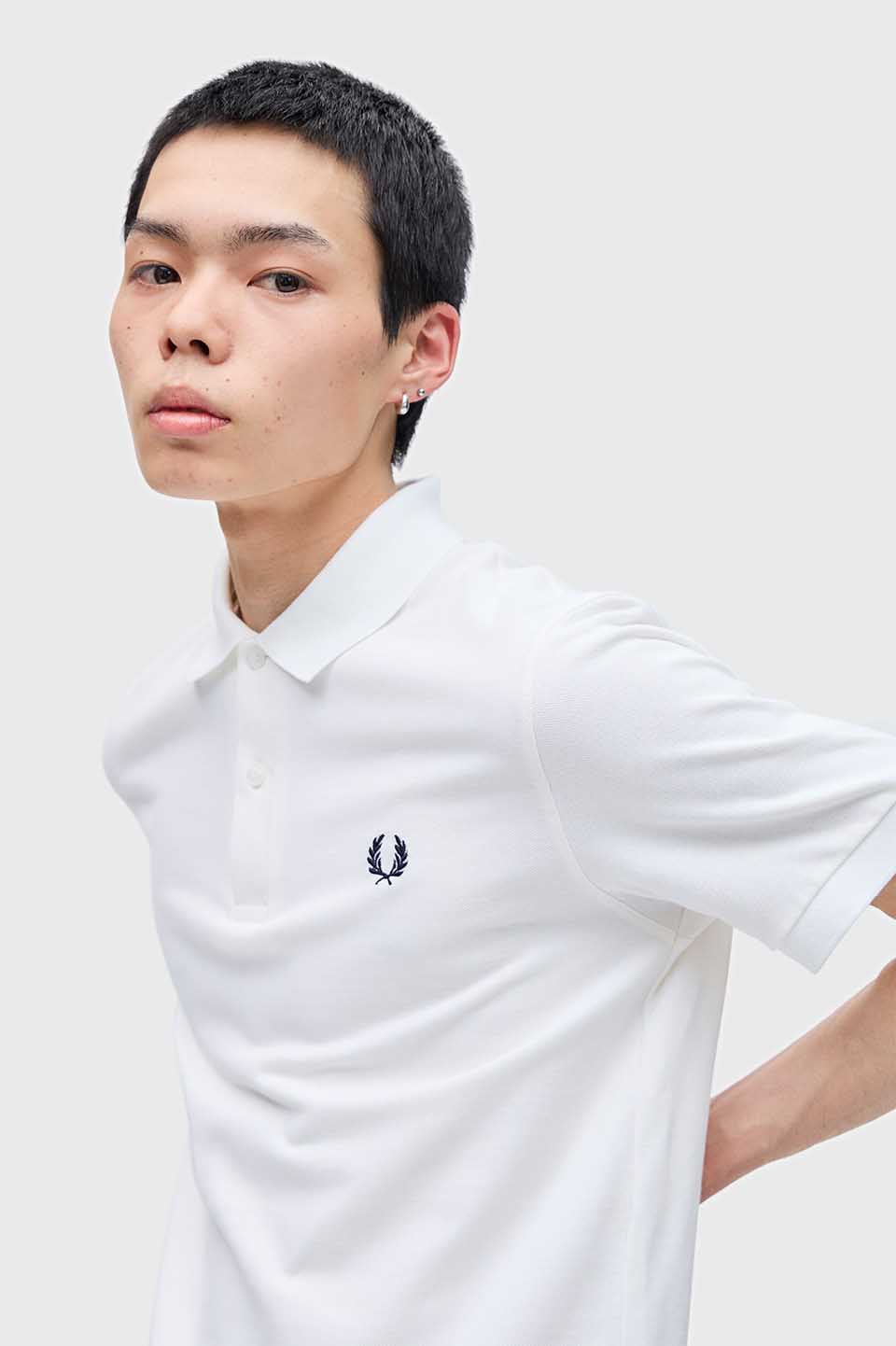 The Fred Perry Shirt - M3(36 100：WHITE): | FRED PERRY JAPAN 