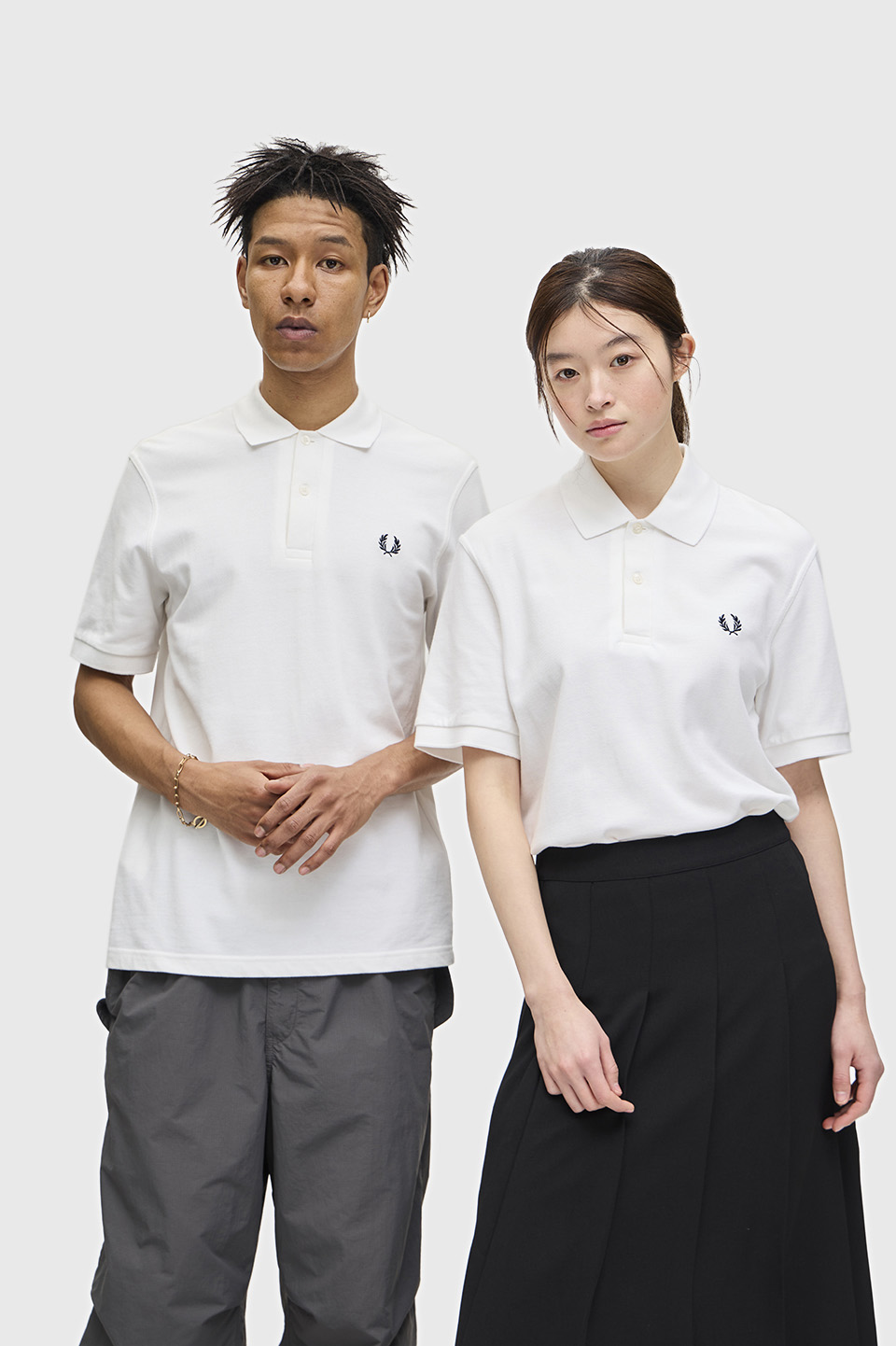 The Fred Perry Shirt - M3(36 100：WHITE): | FRED PERRY JAPAN 