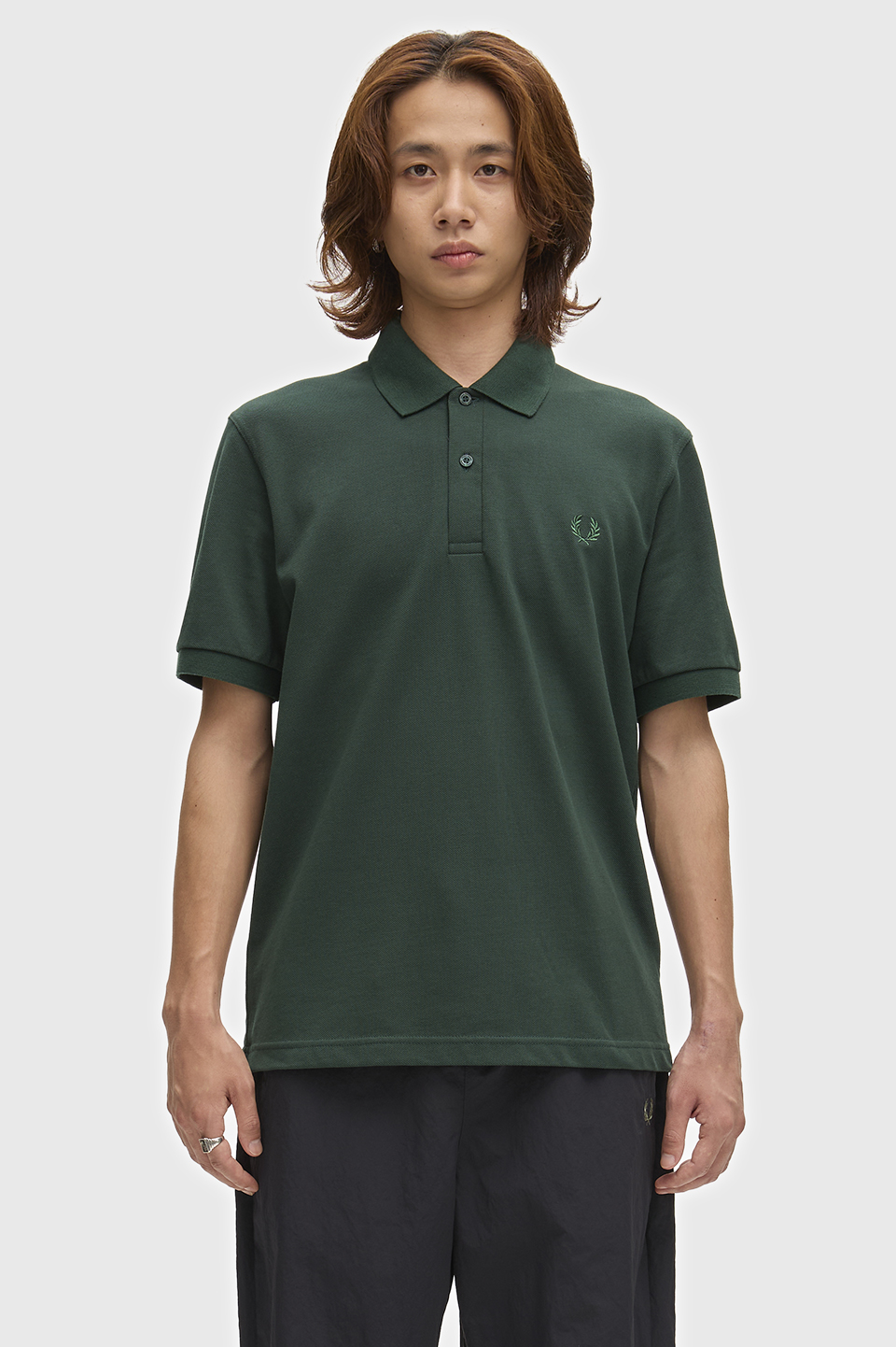The Fred Perry Shirt - M3 96C:GRASSROOTS / ACE GREEN 38