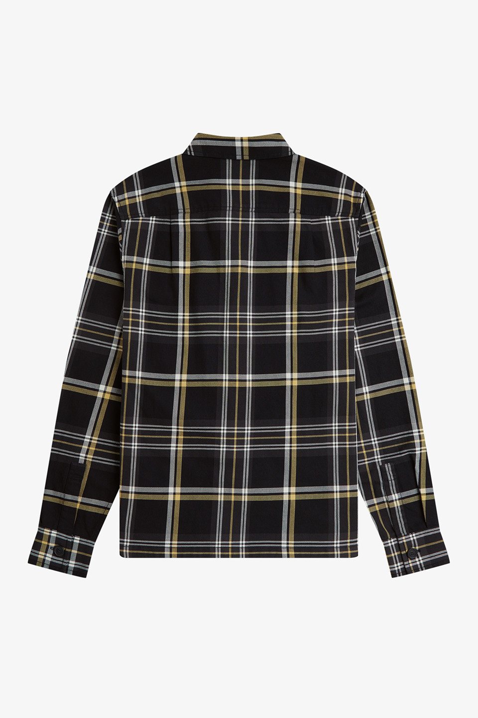 Tartan Overshirt 102:BLACK M