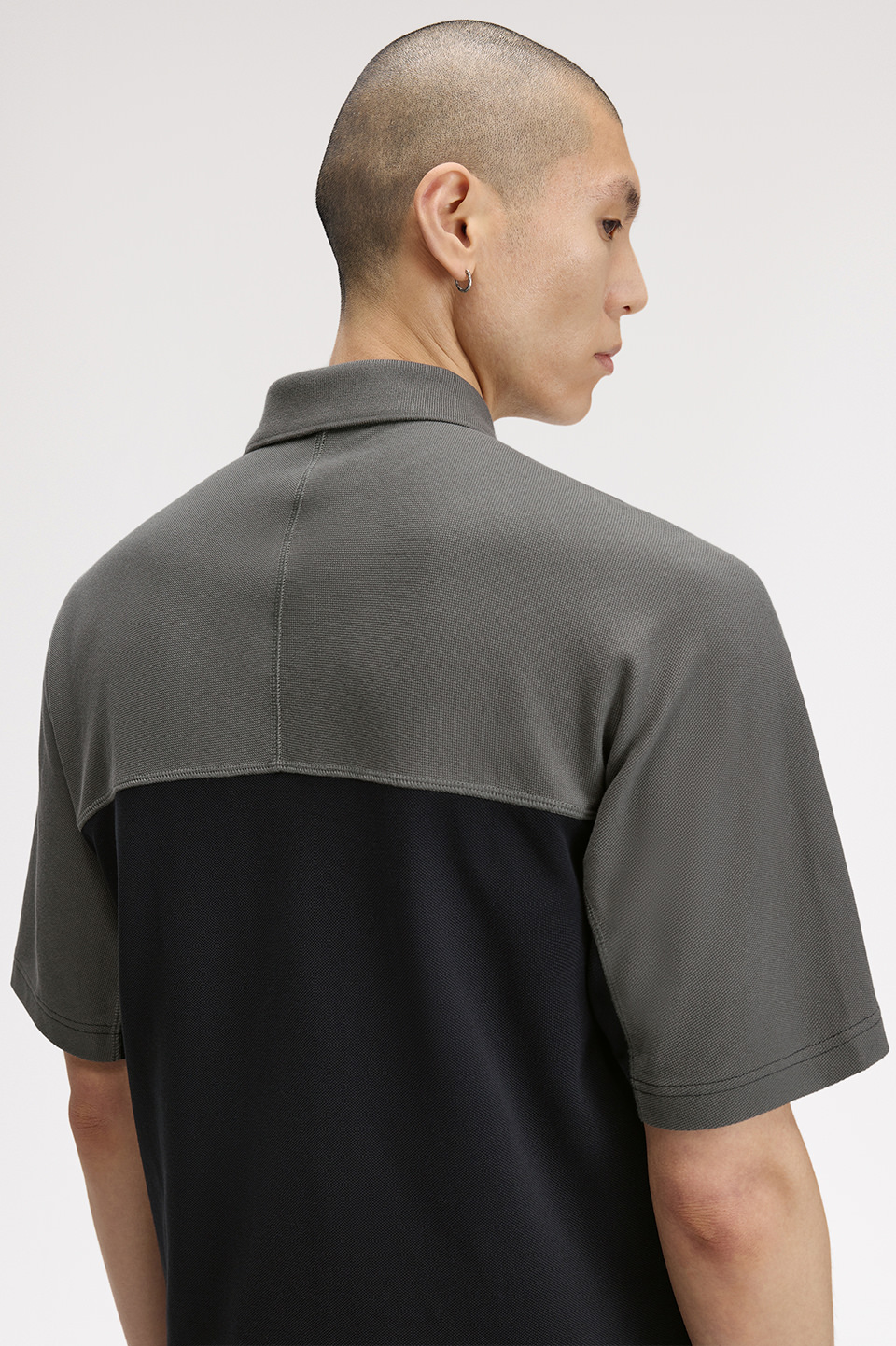 Colour Block Polo Shirt(S 102：BLACK): | FRED PERRY JAPAN