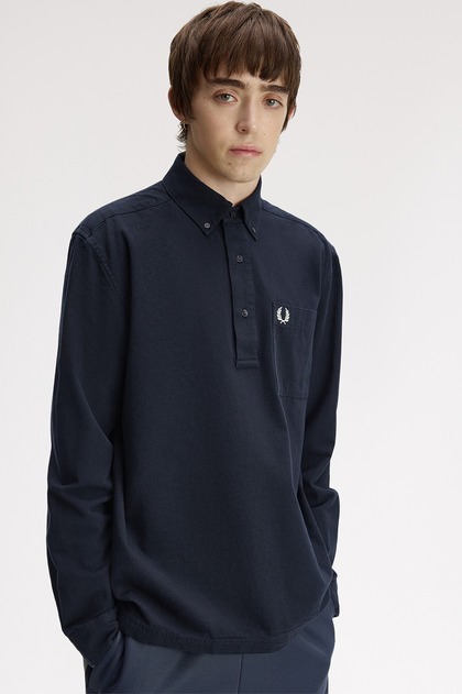 Cotton Slub Pullover Shirt