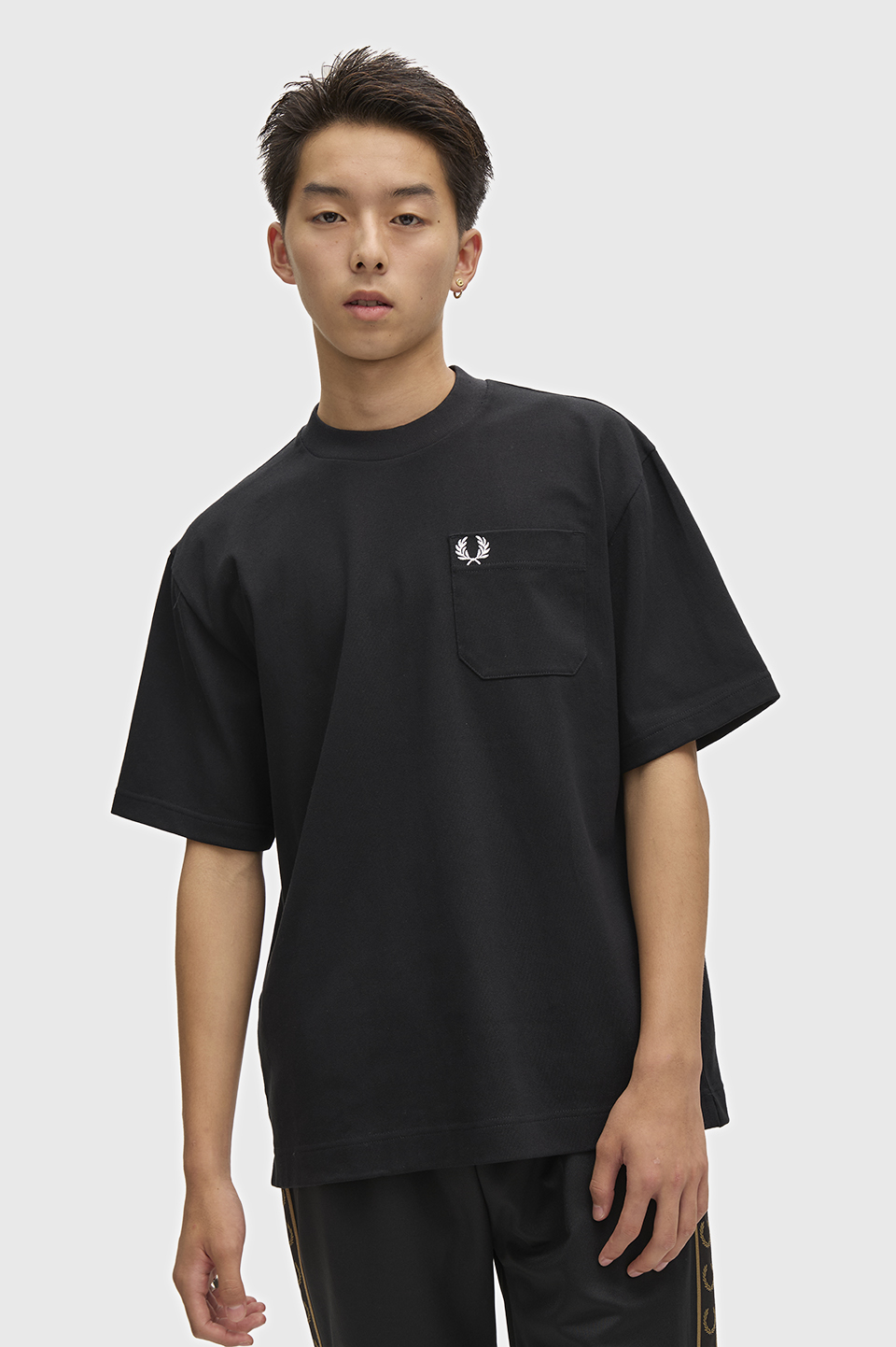 Relaxed T-Shirt 102:BLACK S
