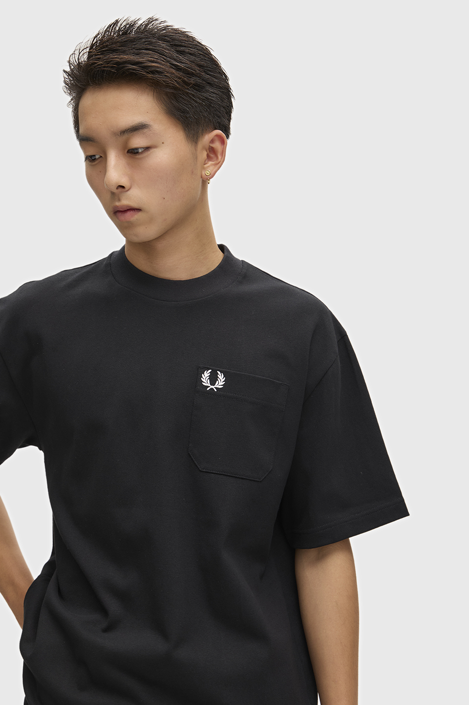 Relaxed T-Shirt 102:BLACK S