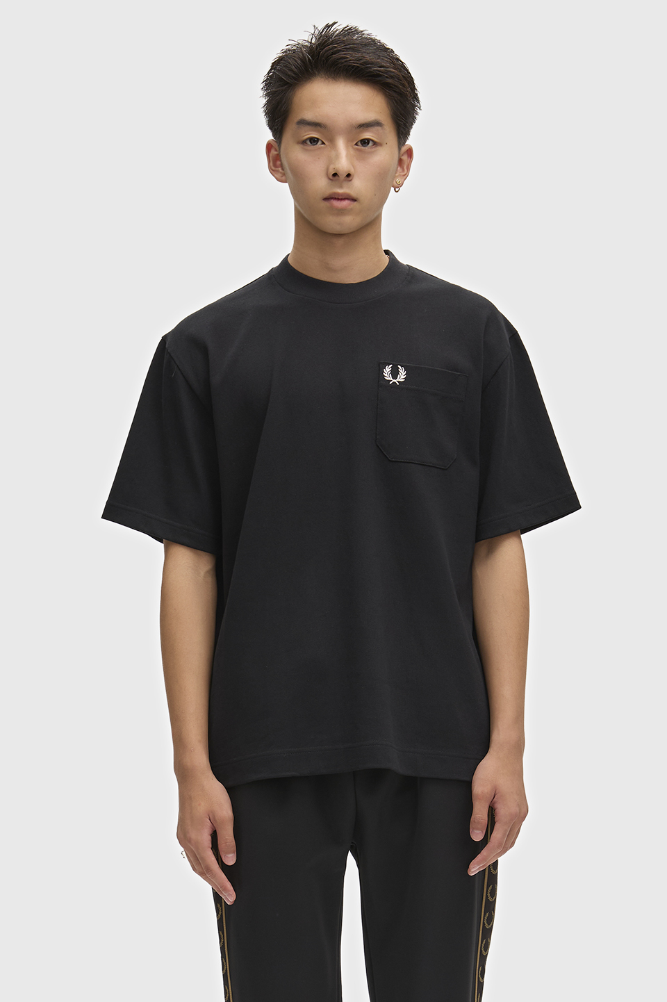 Relaxed T-Shirt 102:BLACK S