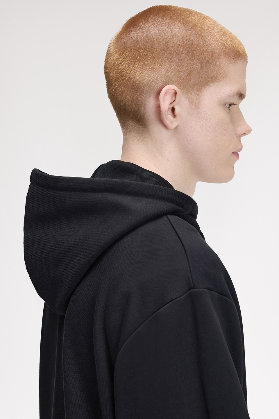 Tipped Hooded Sweatshirt(S 102：BLACK): | FRED PERRY JAPAN