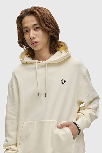 Tipped Hooded Sweatshirt