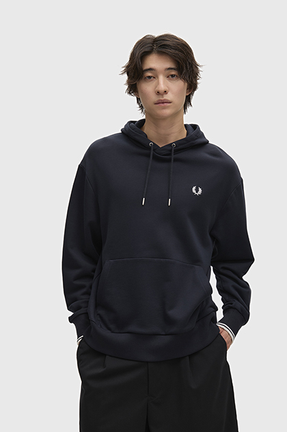 Tipped Hooded Sweatshirt
