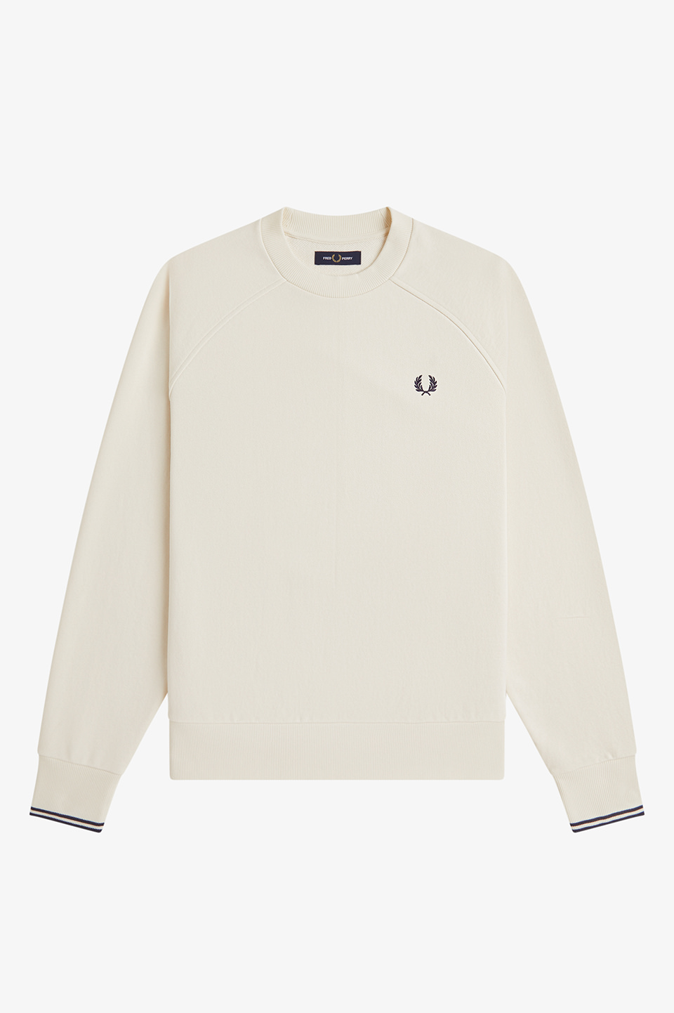 Tipped Crew Neck Sweatshirt(S 560：ECRU): | FRED PERRY JAPAN