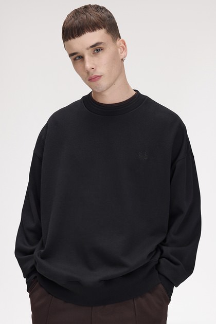Oversized Tipped Sweatshirt