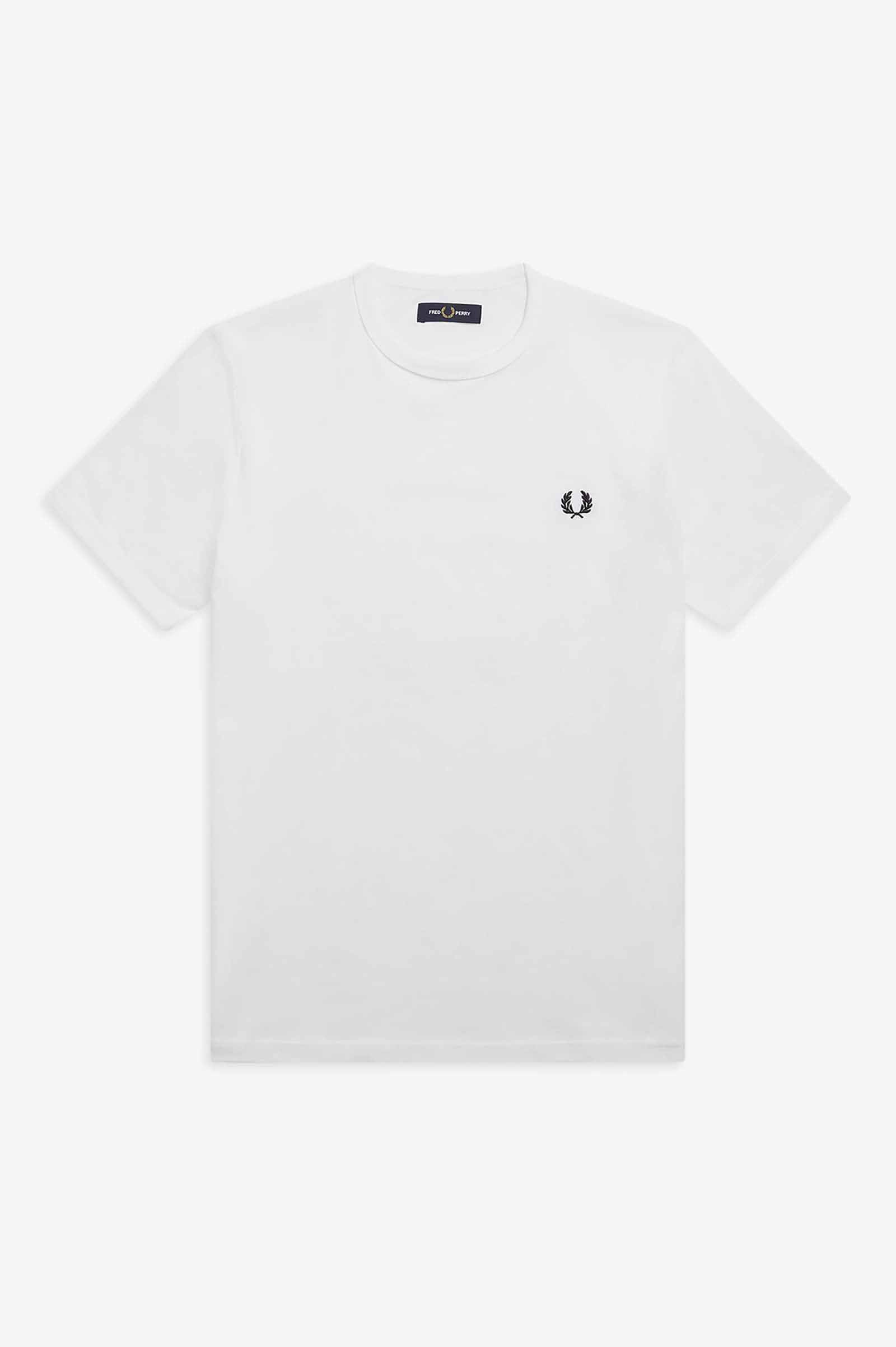 FRED PERRY Ringer T-Shirt Sサイズ ホワイト