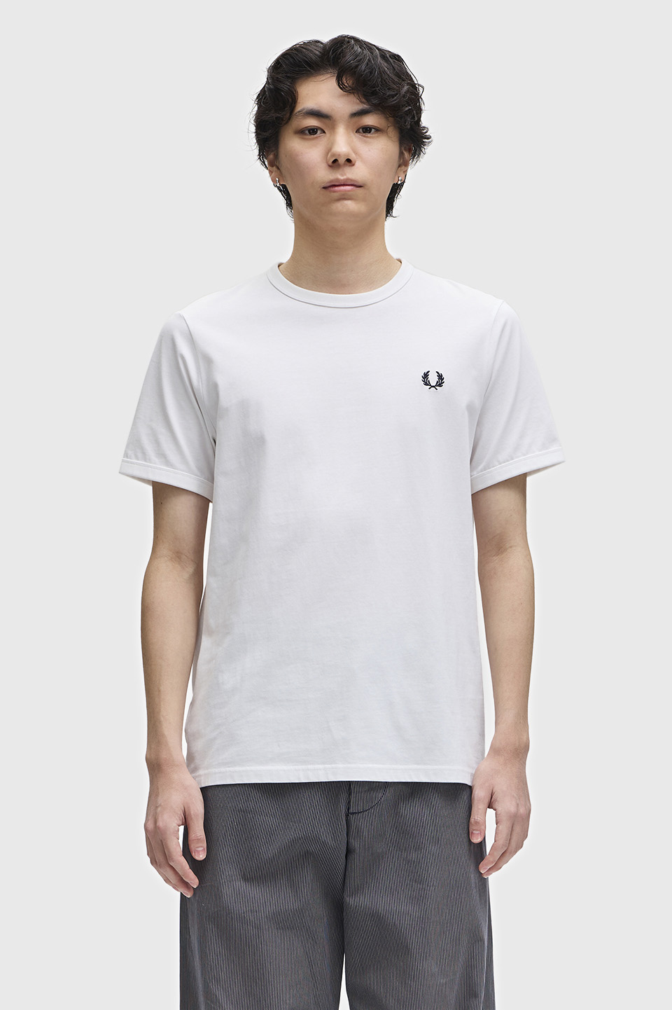 Ringer T-Shirt(S 100：WHITE): | FRED PERRY JAPAN | フレッドペリー