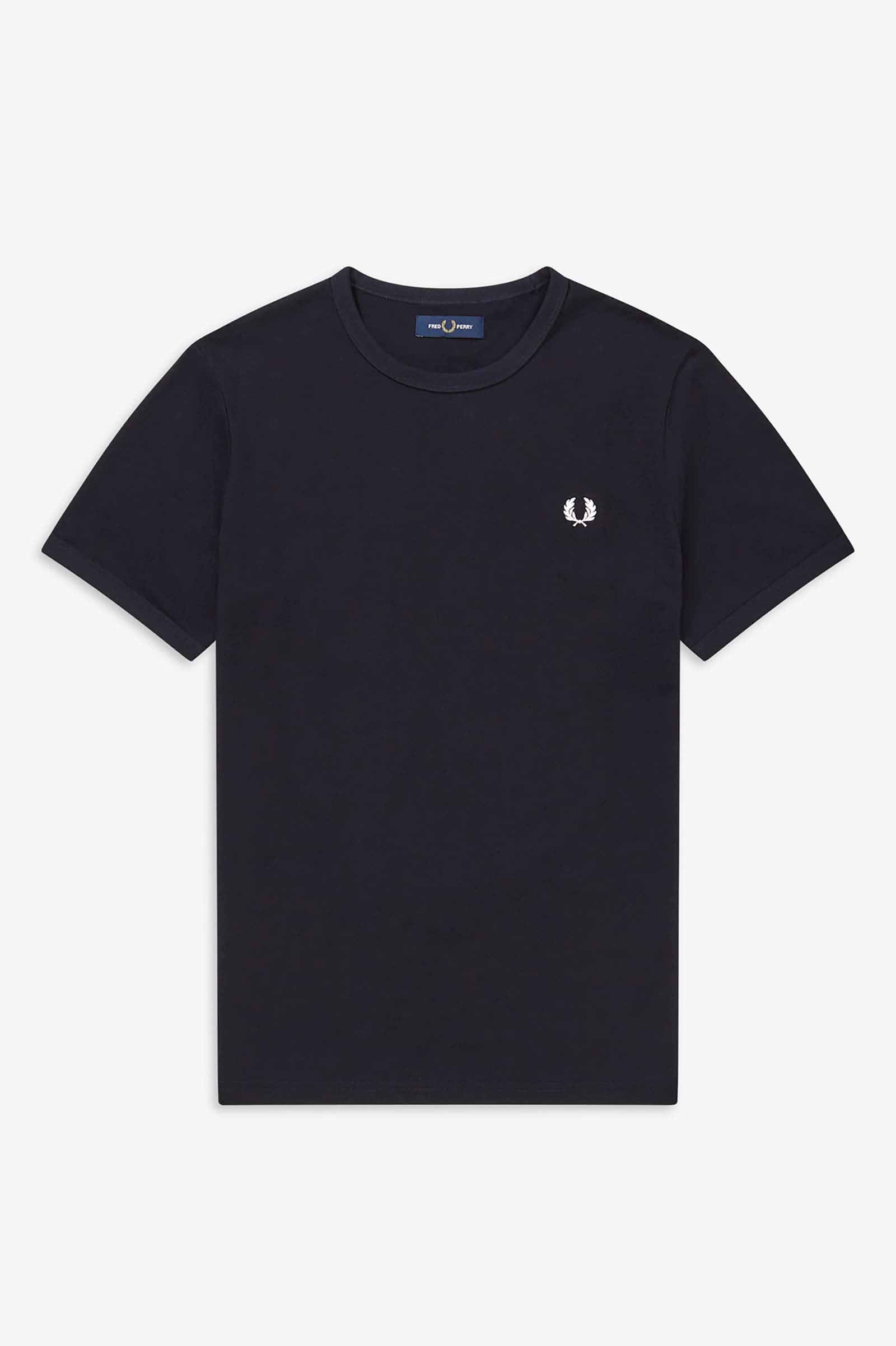 Ringer T-Shirt 608:NAVY S