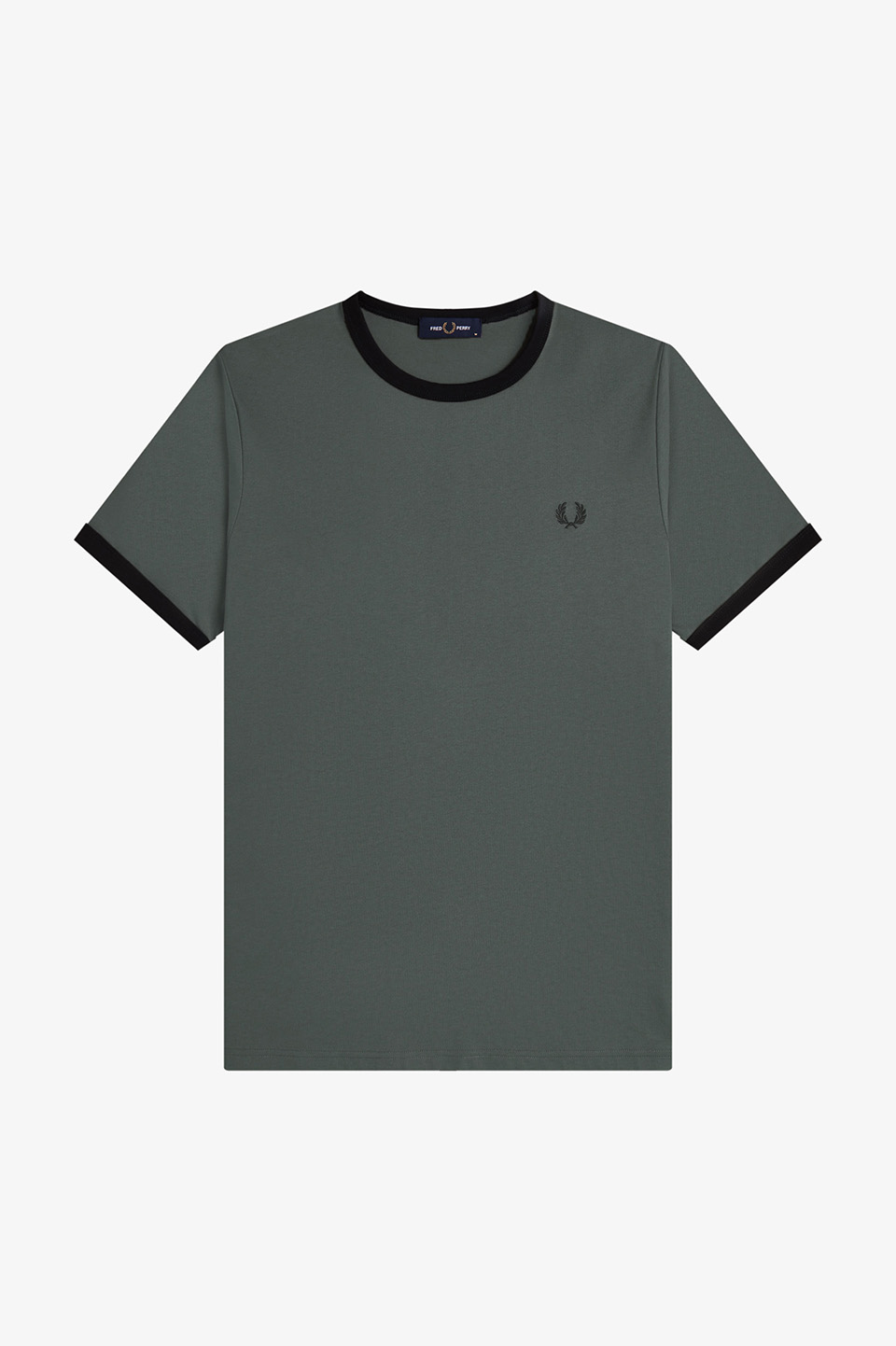 Ringer T-Shirt U70:FIELD GREEN / BLACK S