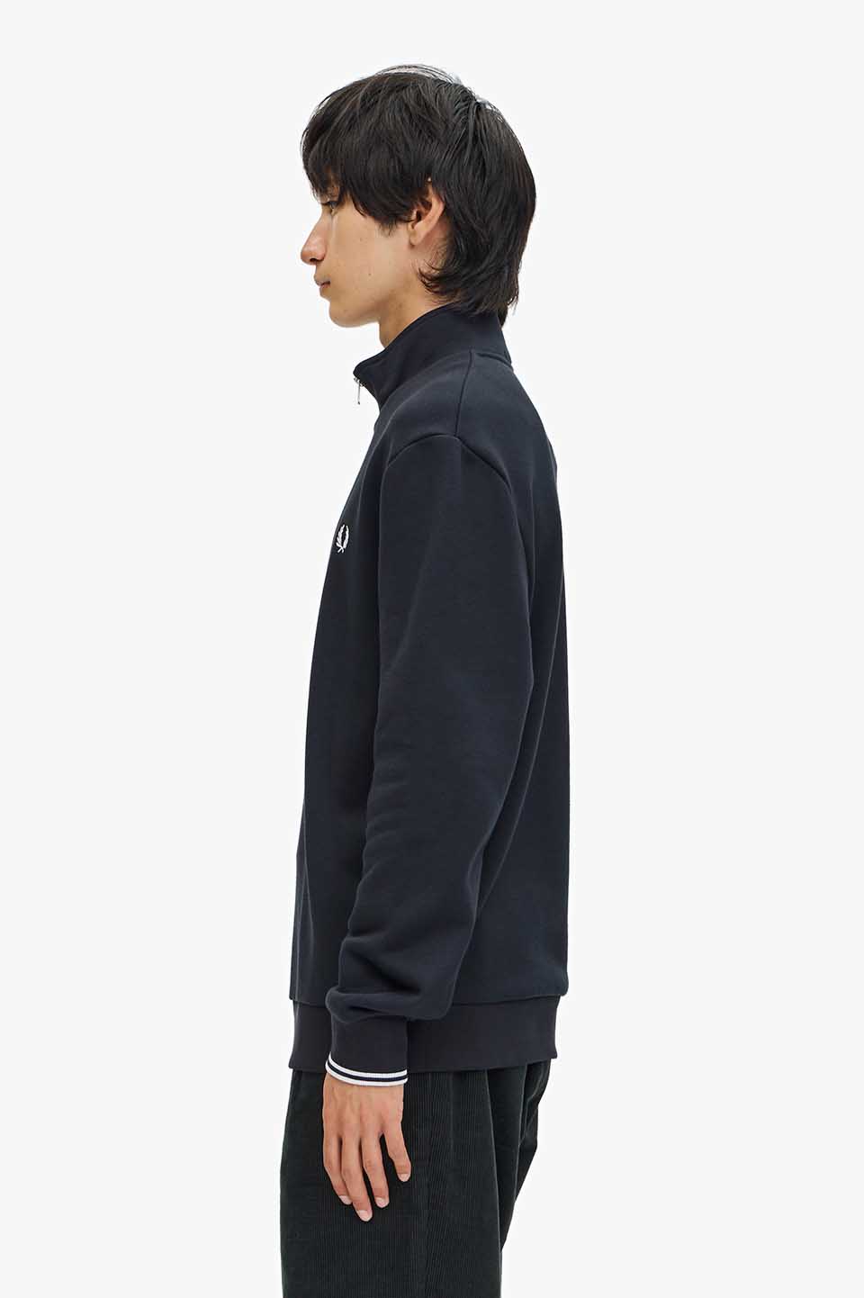 Half Zip Sweatshirt(S 102：BLACK): | FRED PERRY JAPAN | フレッド
