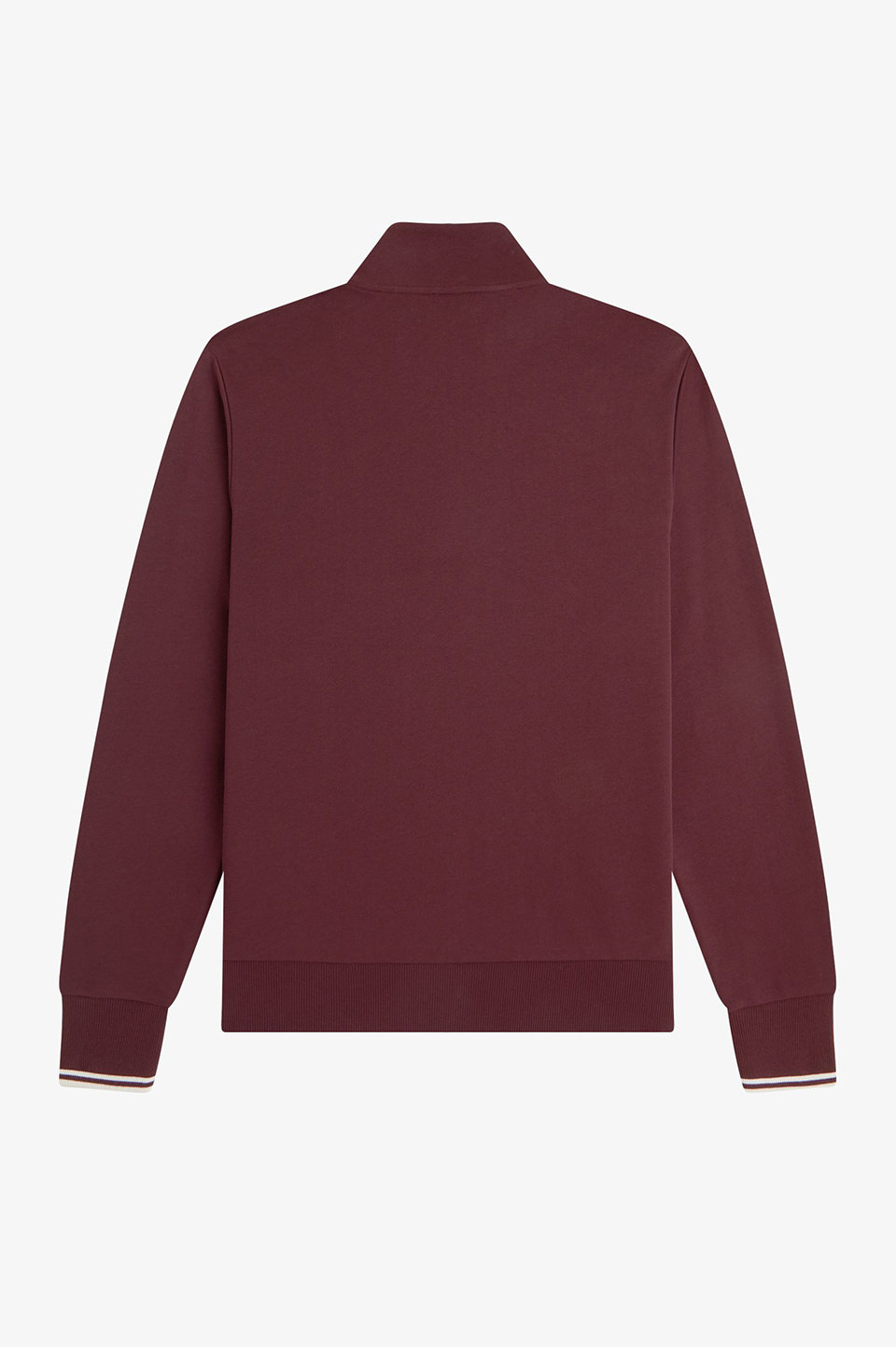 Half Zip Sweatshirt 64A:OX BLOOD / ECRU S