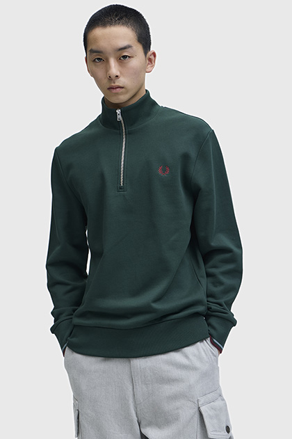 Half Zip Sweatshirt