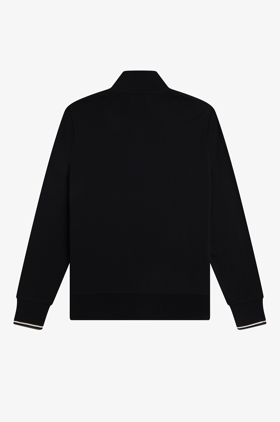 Half Zip Sweatshirt W54:BLACK / ECRU / LAUREL WREATH S