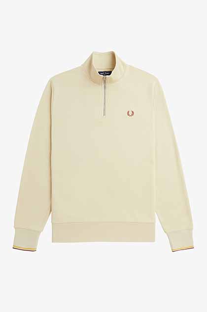 フレッドペリー　Fred Perry ベージュ 長袖ポロシャツ　Lサイズ FRED PERRY 「FRED PERRY」 長袖ポロシャツ L ベージュ系その他