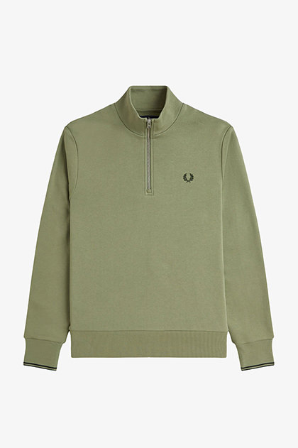 Brushed Twill Shirt Dress(8 Q20：NIGHT GREEN): | FRED PERRY