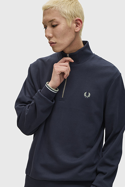Half Zip Sweatshirt