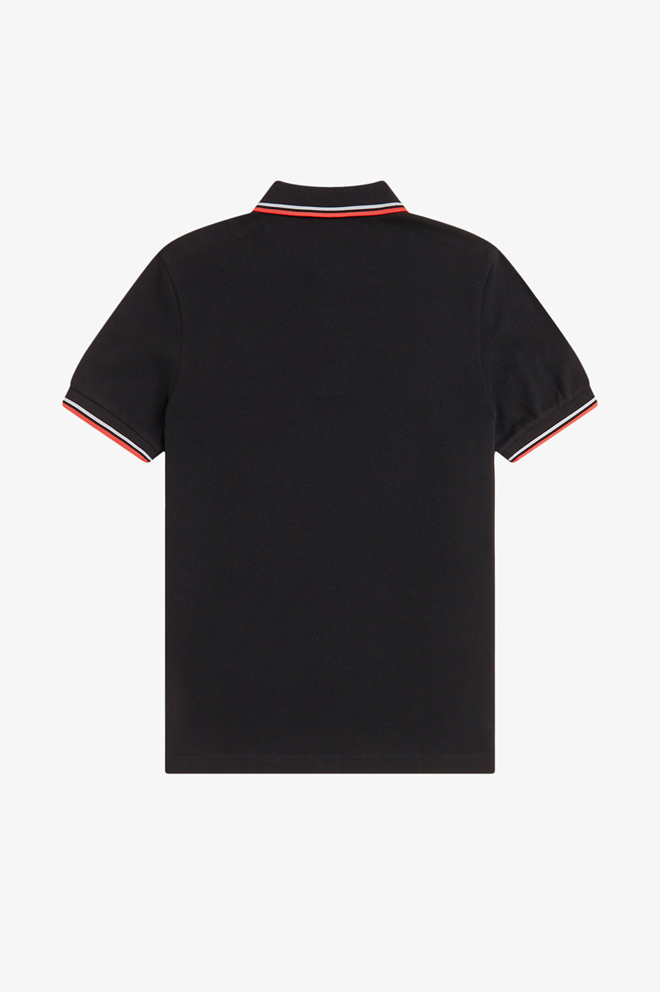 The Fred Perry Shirt - M3600 05C:BLACK / BLUE / STRAWBERRY S