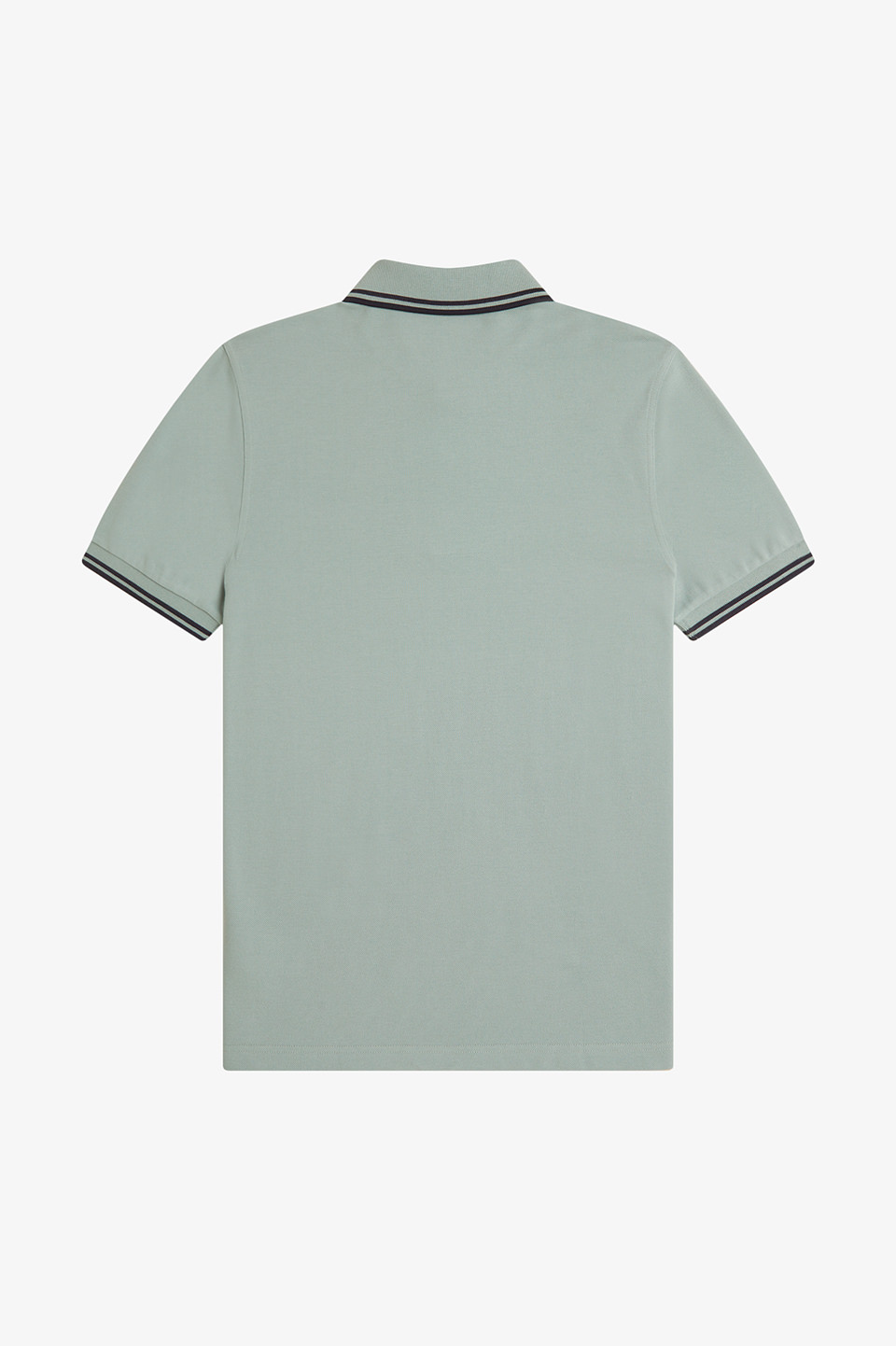 The Fred Perry Shirt - M3600 71C:SILVER BLUE / DARK AIRFORCE S