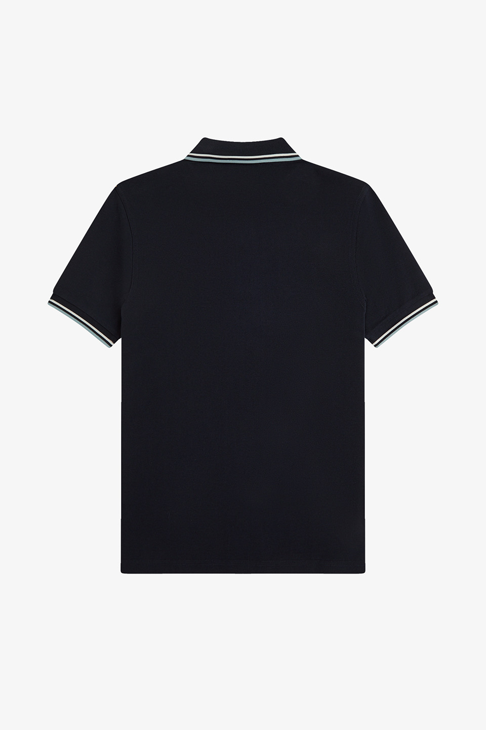 The Fred Perry Shirt - M3600 74C:NAVY / ECRU / SILVER BLUE S