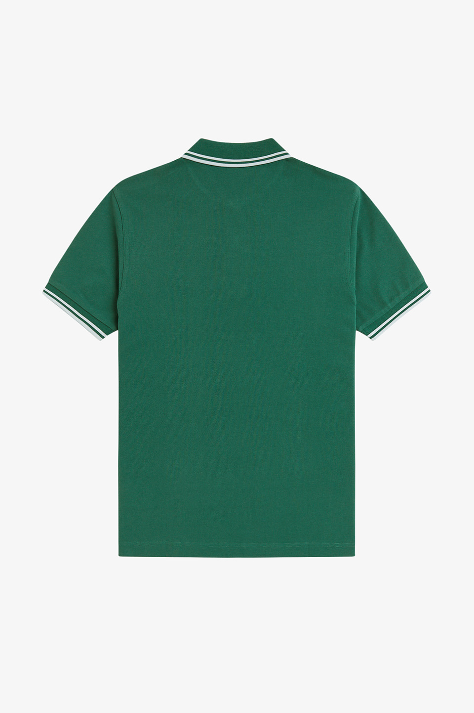 The Fred Perry Shirt - M3600 81B:SPORT GREEN / LIGHT ICE S