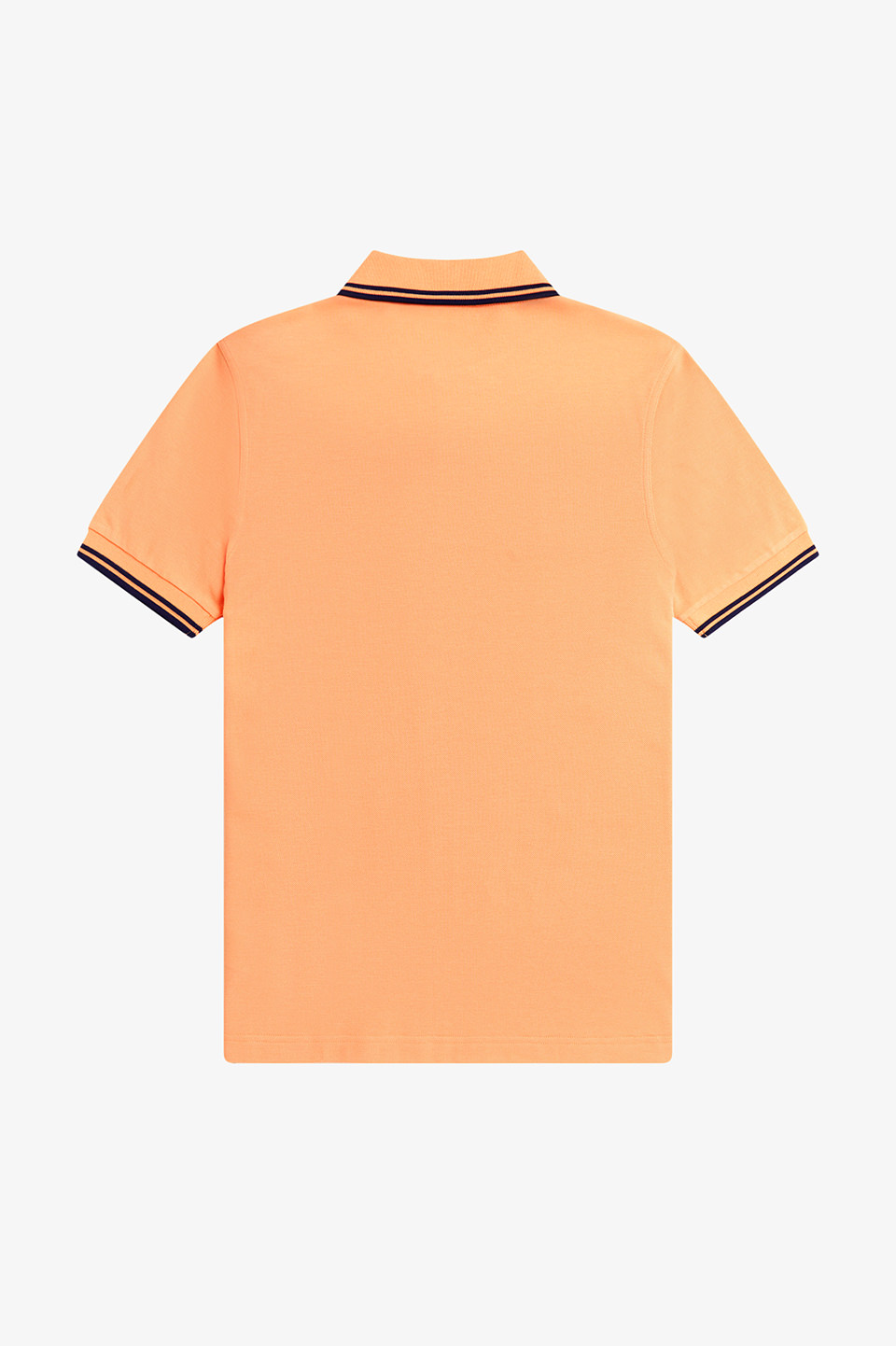 The Fred Perry Shirt - M3600 82B:PEACH / FRENCH NAVY S