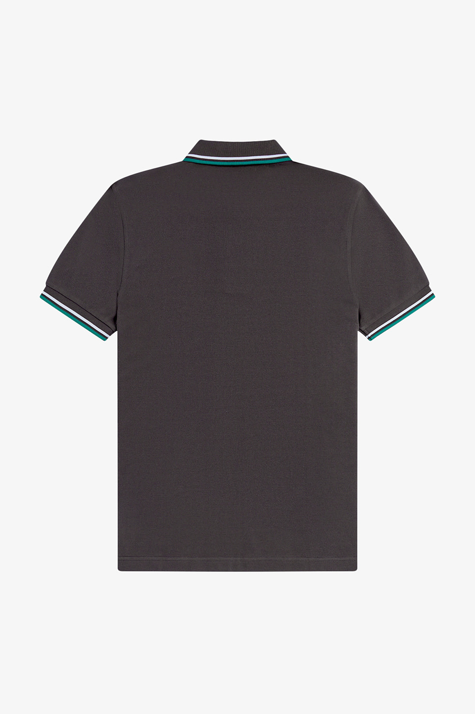 The Fred Perry Shirt - M3600 85B:ANCHOR GREY / ICE / SPORT GREEN XL