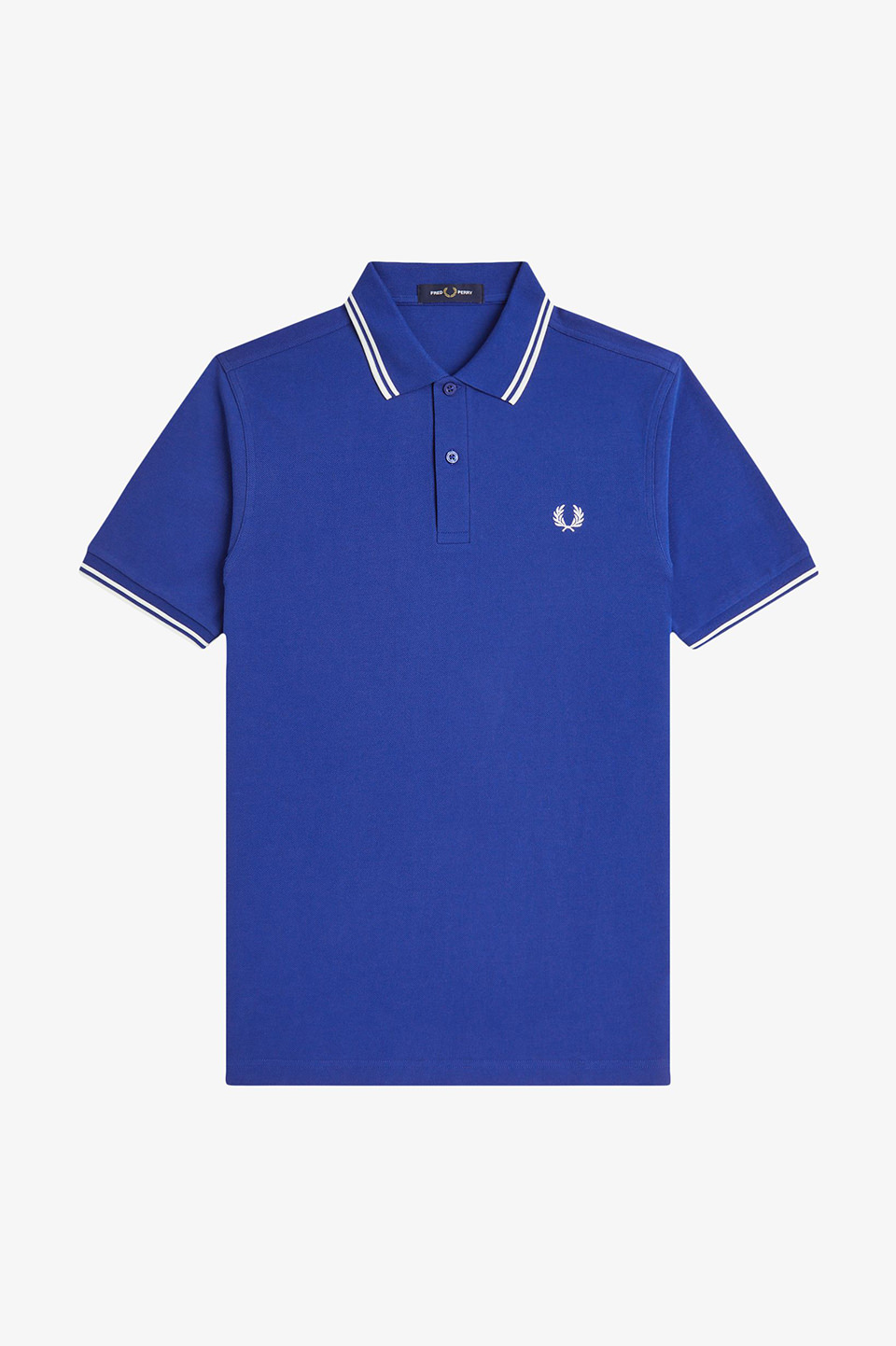 The Fred Perry Shirt - M3600 99A:SOHO ECLIPSE / SNOW WHITE S