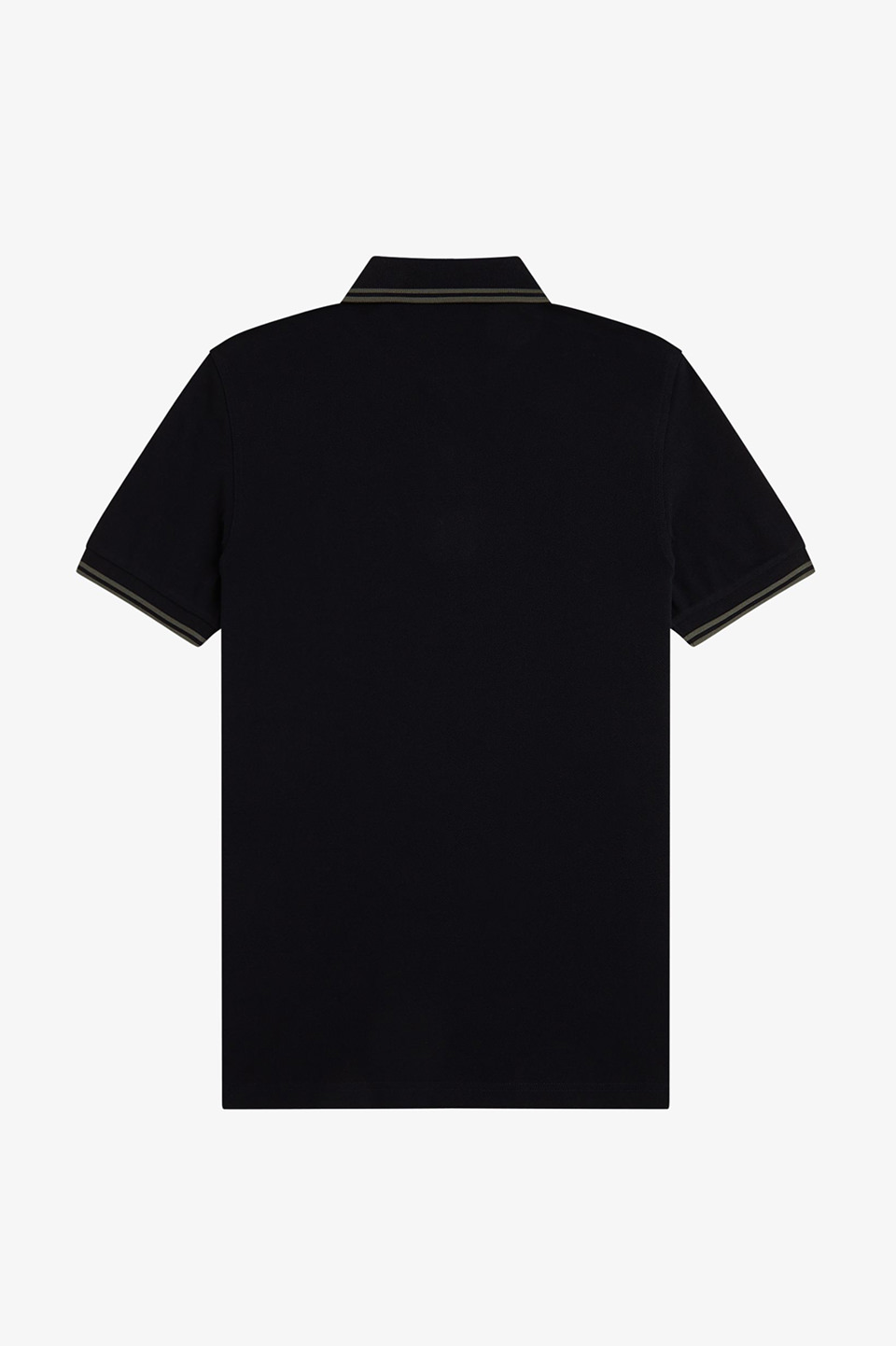 The Fred Perry Shirt - M3600 T44:BLACK / FIELD GREEN S