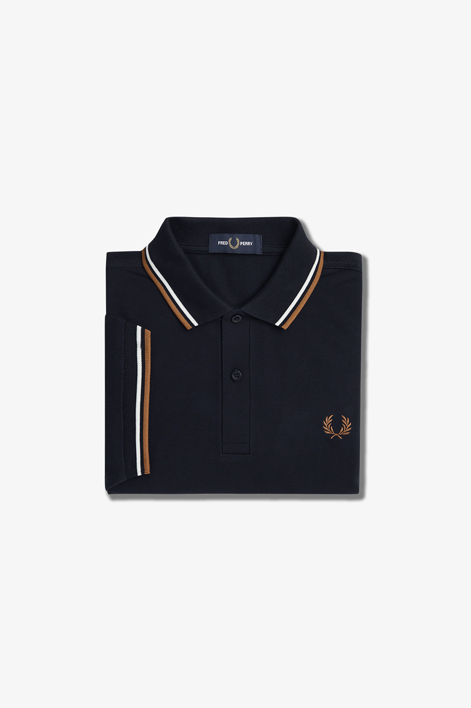 The Fred Perry Shirt - M3600(S U86：NAVY / SNOW WHITE): | FRED 