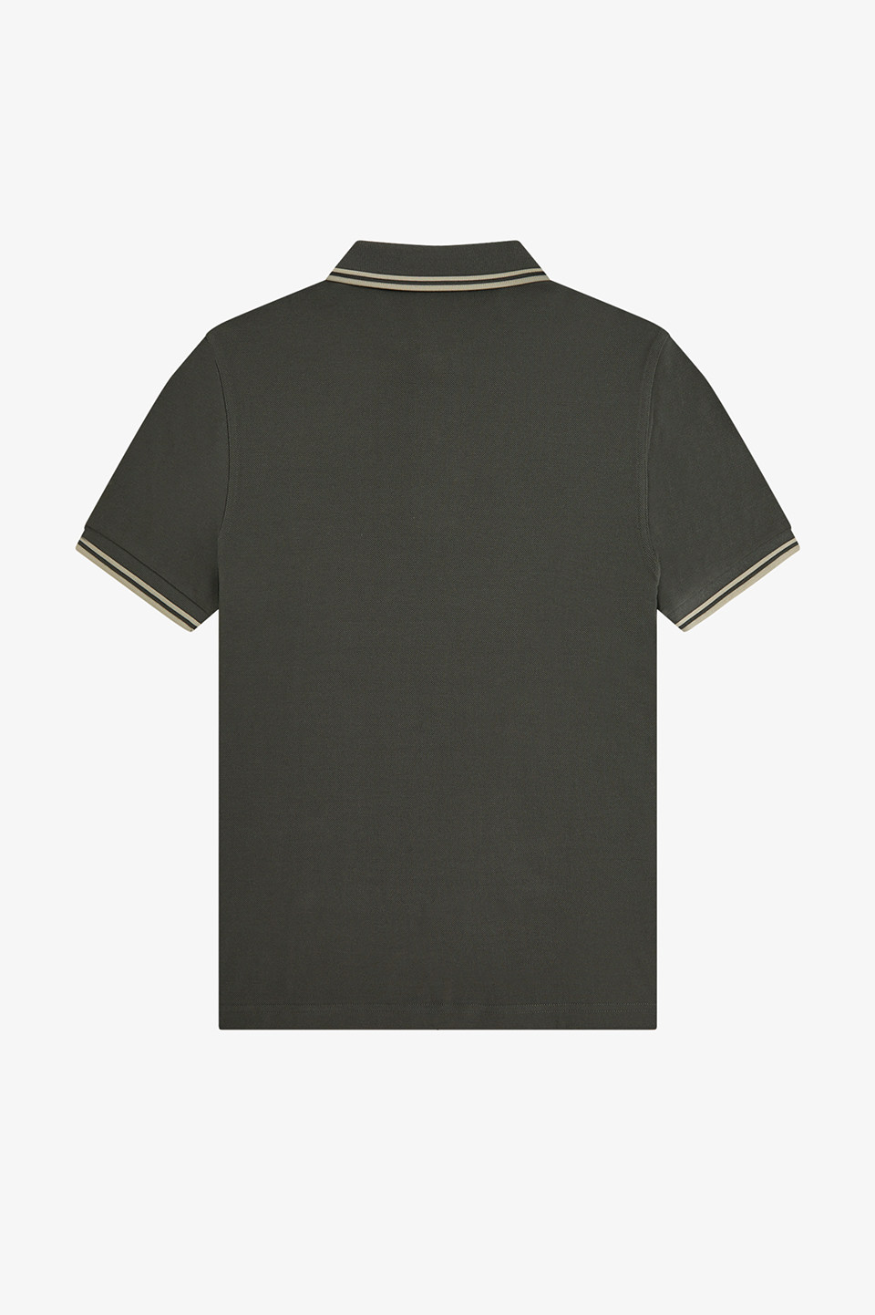 The Fred Perry Shirt - M3600 U98:FIELD GREEN / OATMEAL S