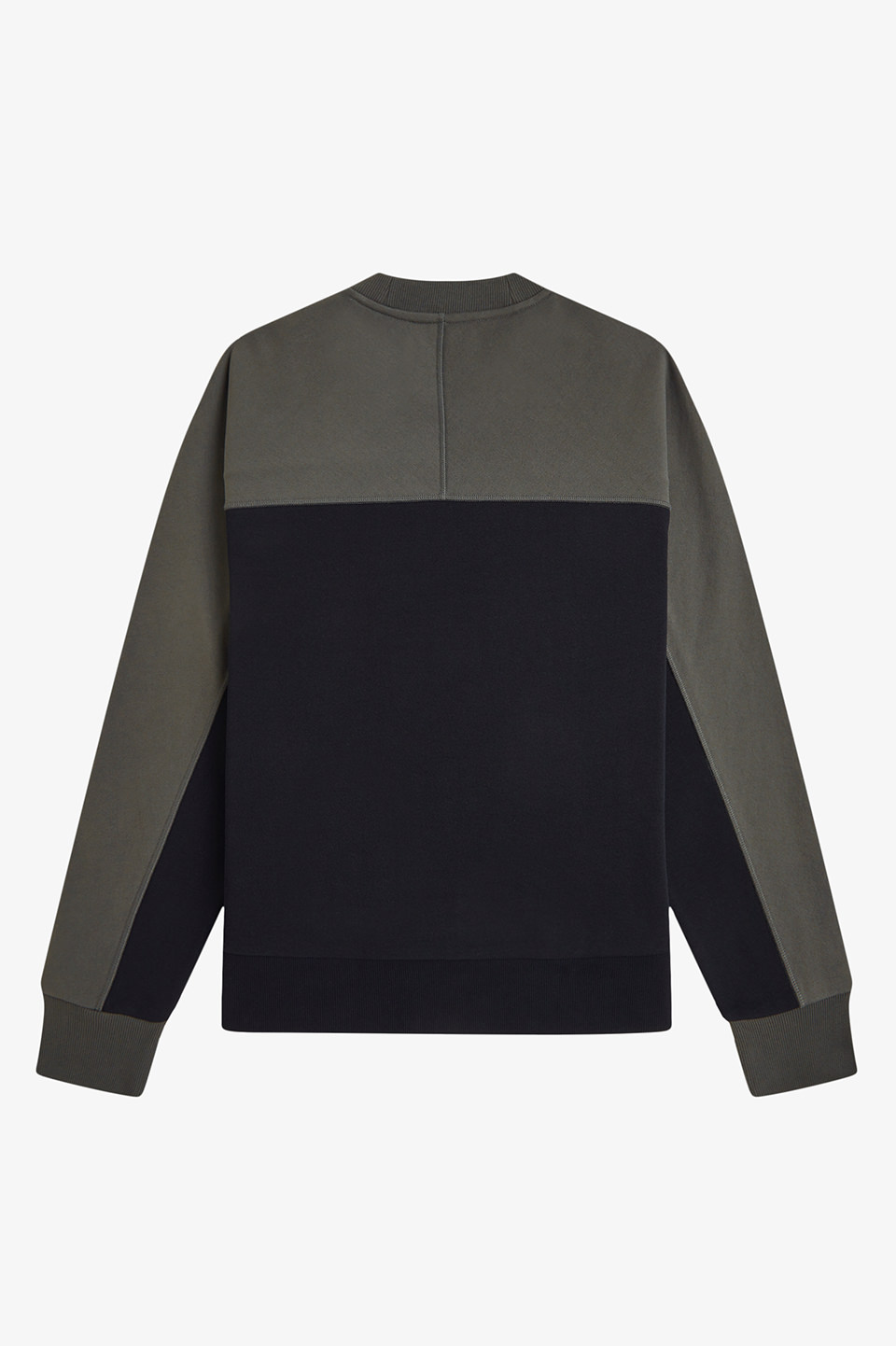 Colour Block Sweatshirt(S 102：BLACK): | FRED PERRY JAPAN