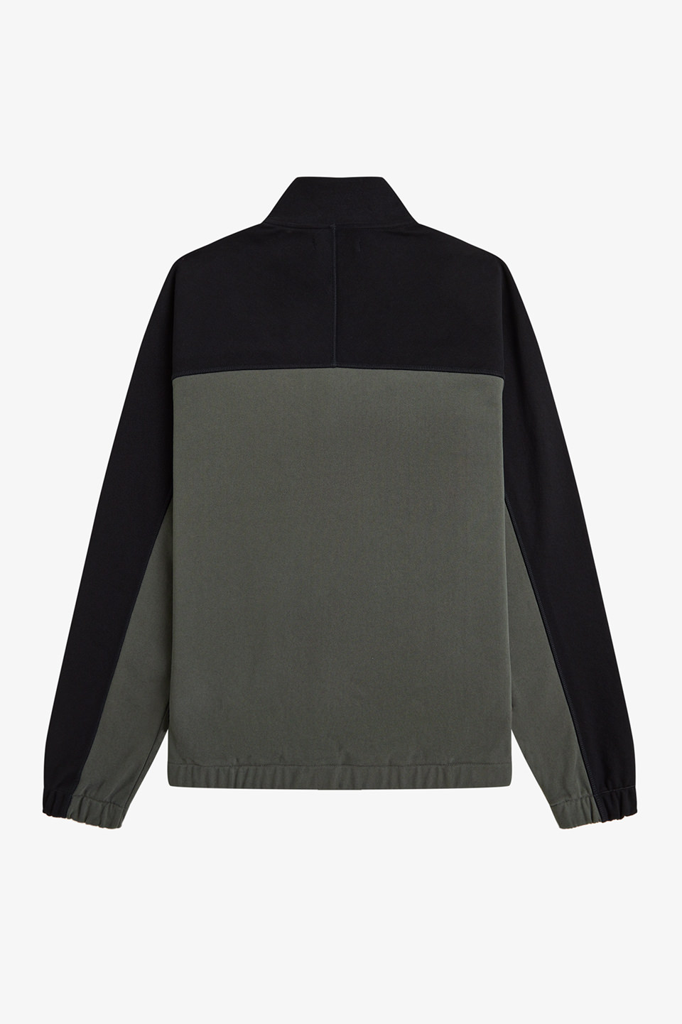 Colour Block Half-Zip Sweatshirt(S 638：FIELD GREEN): | FRED PERRY