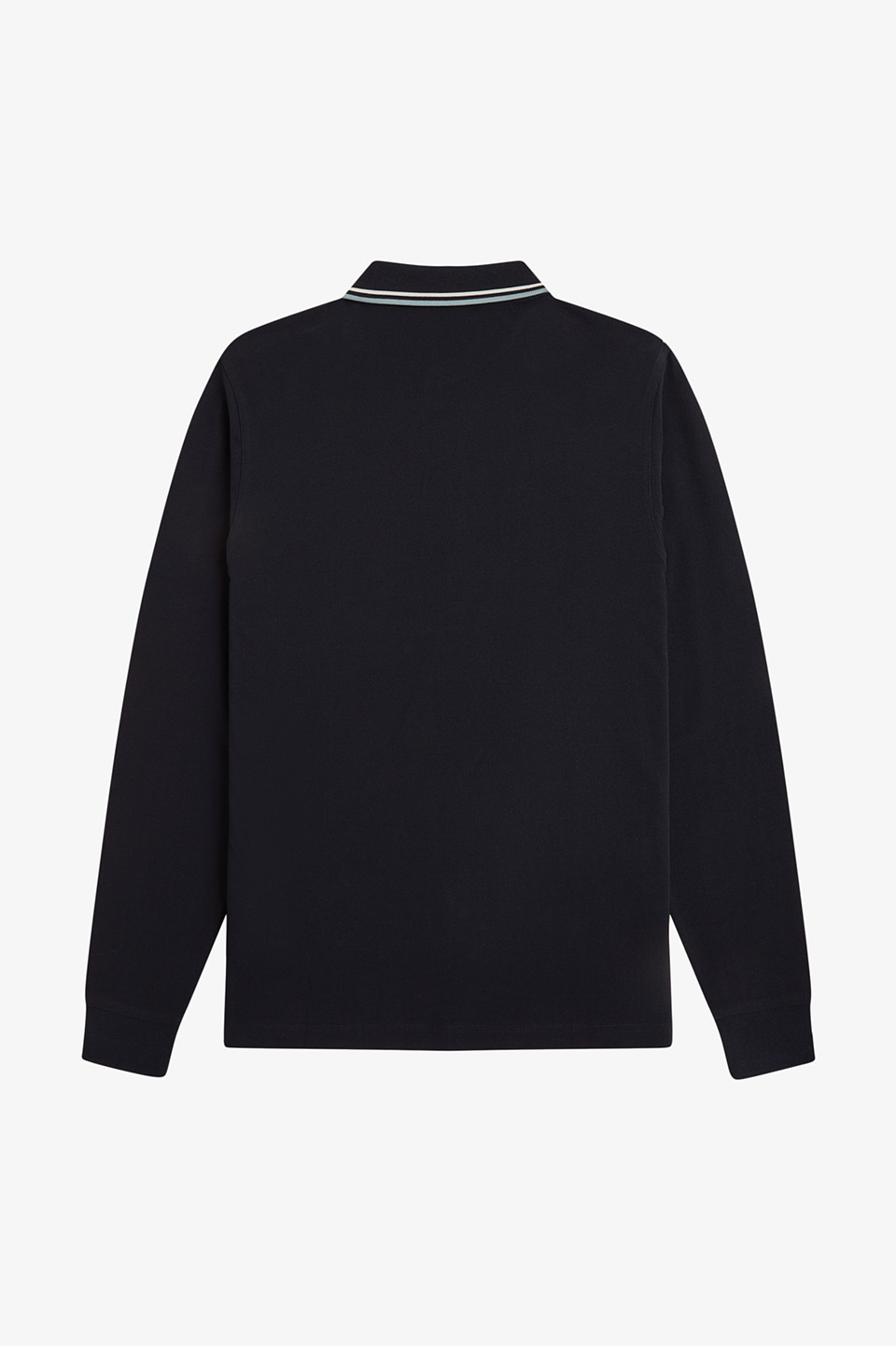 The Fred Perry Shirt - M3636 74C:NAVY / ECRU / SILVER BLUE S