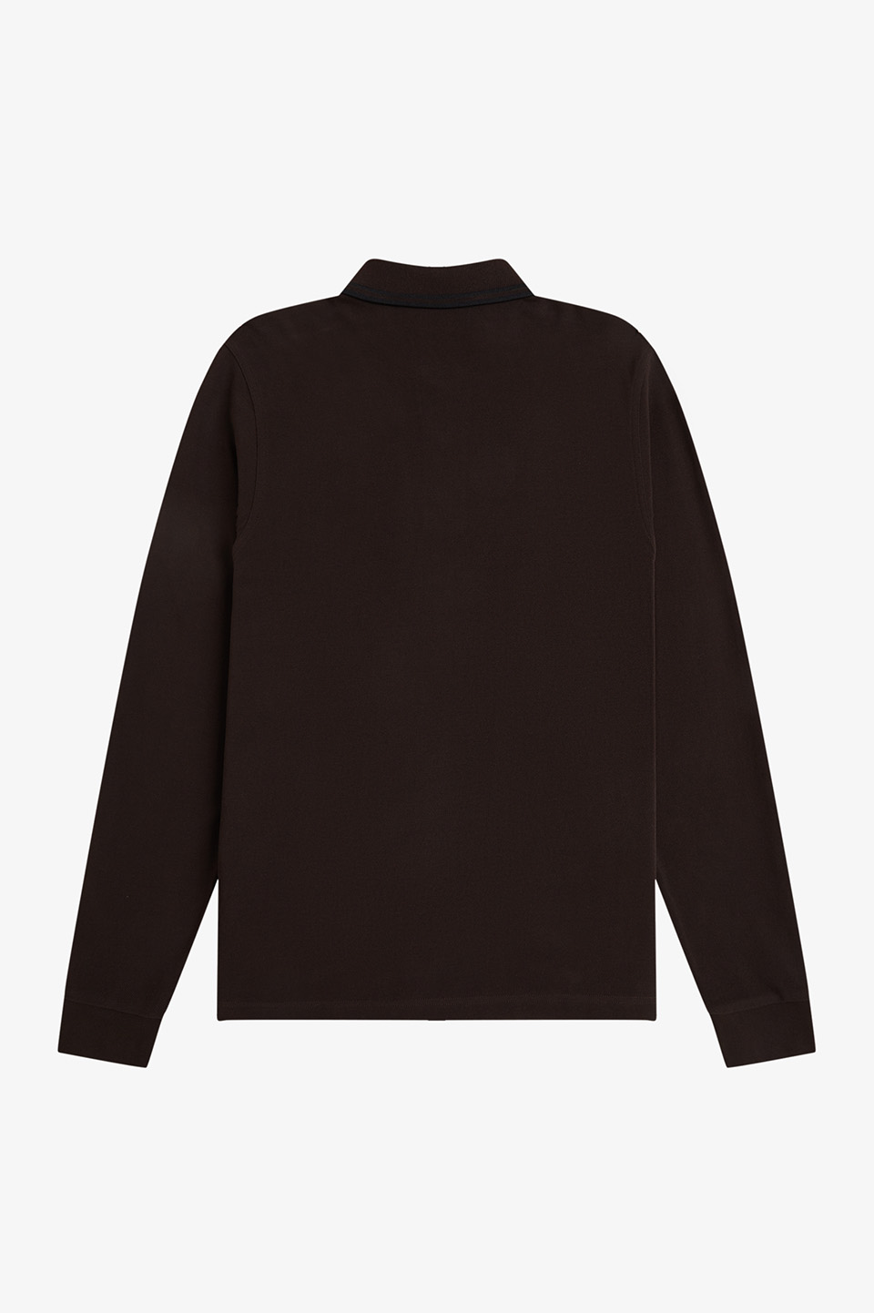 The Fred Perry Shirt - M3636 86C:RICH BROWN / BLACK S